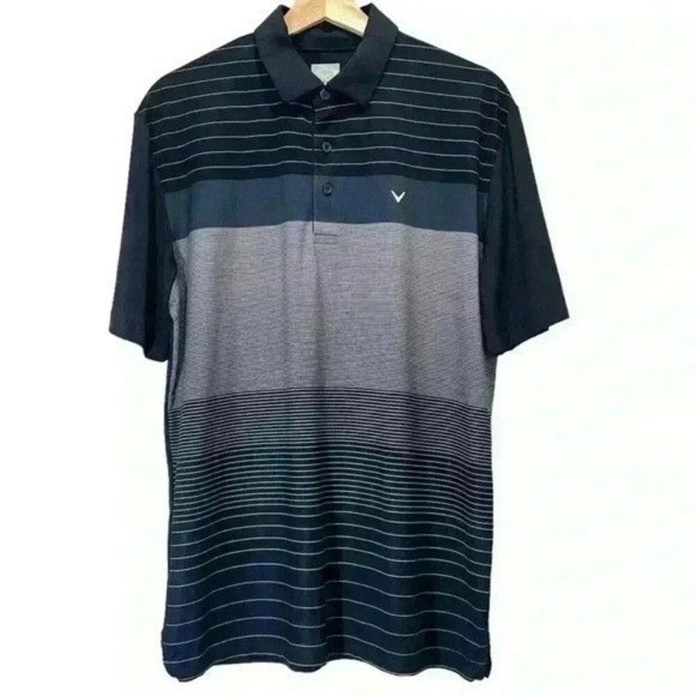 Callaway Men’s Black Opti Dri Polo Size Medium
